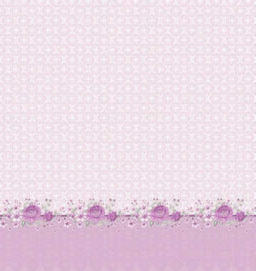Set lenzuola in Flanella con Trattamento Antipilling - Flori Rosa